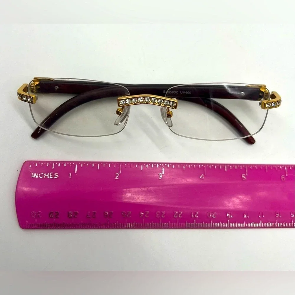 Non prescription bling fashion glasses